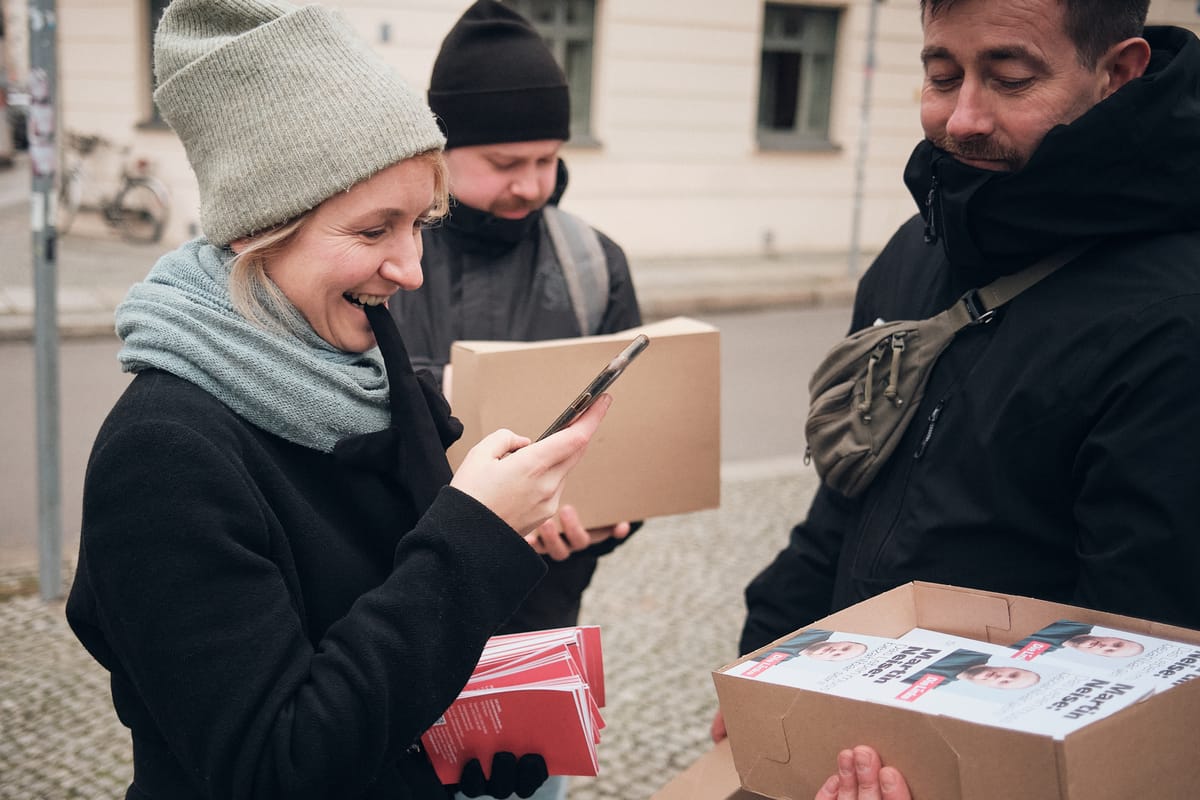 Winterwahlkampf in Berlin, Neujahrsempfang und Konferenz